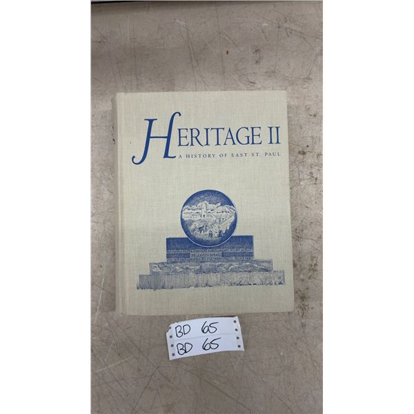 Vintage Eats St. Paul, Manitoba Hardcover Town History Book