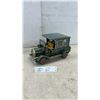 Image 1 : Vintage SH Horikawa Japan Tin Toy Battery Operated Car, Measures 10” Across