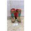 Image 1 : Vintage First Nations High-Top Beaded Mukluks/Moccasins
