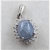 Image 2 : Certified 1.52 ct Silver Star Sapphire Pendant, Appraised at $2,276