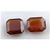 Image 1 : Certified 11.42 ct Hessonite Garnet Pair, Appraised at $2,284