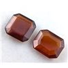 Image 2 : Certified 11.42 ct Hessonite Garnet Pair, Appraised at $2,284