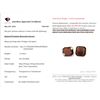 Image 3 : Certified 11.42 ct Hessonite Garnet Pair, Appraised at $2,284