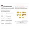 Image 3 : Certified 8.55 ct Yellow Sapphire Parcel, Appraised at $11,671