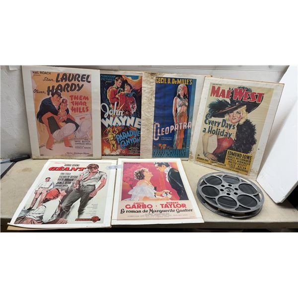 Vintage 1978 Movie Posters: Cleopatra, Giant, Paradise Canyon, Them Thar Hills