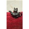 Image 2 : Vintage Mid-Century Halloween Black Cat Tea Set, Shafford Redware, Japan