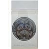 Image 4 : Framed Silver Embossed Haida First Nations Beaver Drum Print By Bill Reid and Keep Box