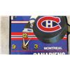 Image 3 : Vintage 1989 Montreal Canadiens Wall Clock 15” Tall, Works