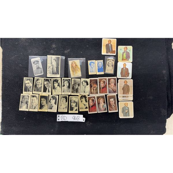 Lot of Tobacco Cards/Weight Scale Cards of Famous People, Movie Stars