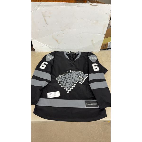 Game of Thrones Promo Hockey Jersey Mens Large, “Winter Is Coming”