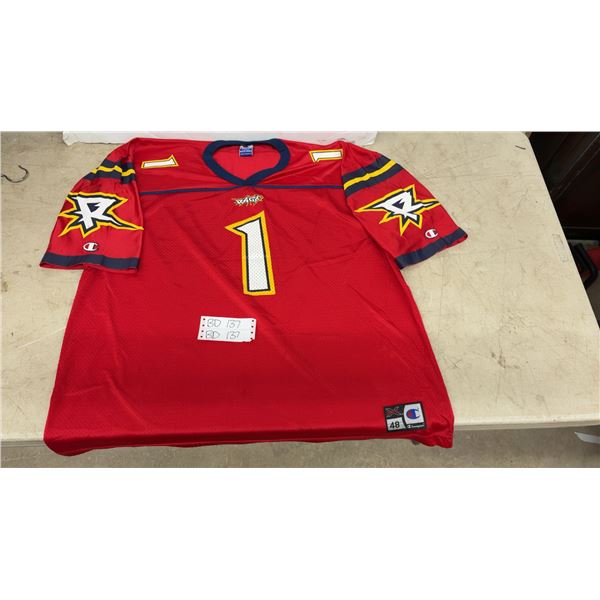 Rare XFL Orlando Rage Vintage Champion Men's XL Football Jersey