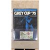 Image 5 : Vintage CFL Grey Cup Programs With Original Ticket Stubs (1975 and 1992) and Doug Flutie Program