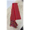 Image 6 : Manitoba Metis Federation Blanket, Vintage Sash, Festival Du Voyager Scarf and Hockey Puck
