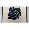 Image 3 : Vintage First Nations Inuit Silkscreen Print on Burlap, 26” x 21”
