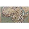 Image 3 : Large Antique 1907 Raised Relief Topographical Map Of Africa, 4’ tall 34.5” wide in Original Wood