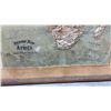 Image 5 : Large Antique 1907 Raised Relief Topographical Map Of Africa, 4’ tall 34.5” wide in Original Wood