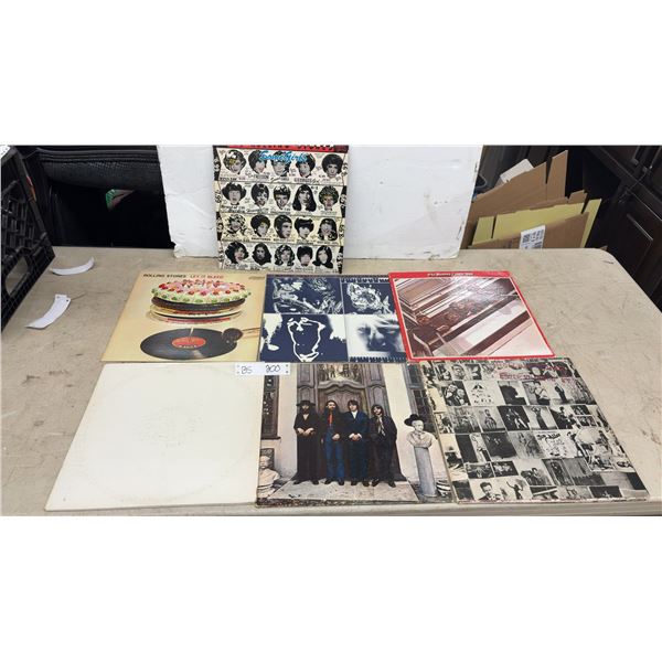 7 Records of Beatles and Rolling Stones