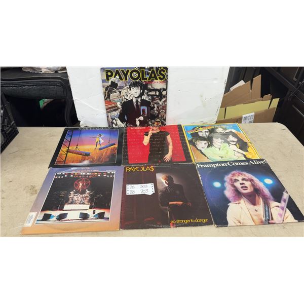 7 Assorted Rock Records