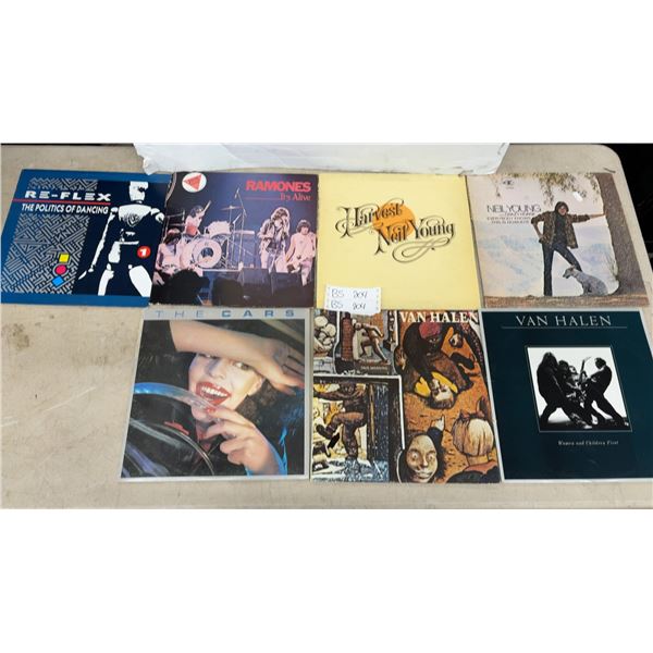 7 Assorted Rock Records