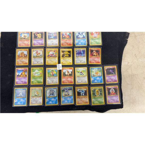 26 Base Set Unlimited Pokémon Cards