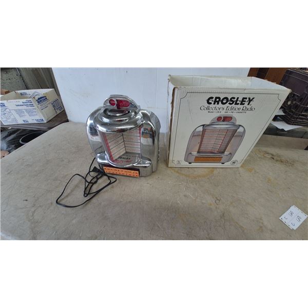 Crosley Collector's Edition Radio Model CR-9 AM/FM/Cassette and Original Box
