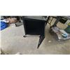 Image 4 : Black Mobile Projector Stand Cart with Power Strip and Locking Cabinet