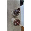 Image 5 : Two Brown and Tan Stoneware Jugs with Cork Stoppers