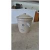 Image 1 : Medalta Stoneware Ltd. Medicine Hat Alberta 3 Gallon Crock and Lid.