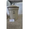 Image 2 : Medalta Potteries Ltd. Imperial Stoneware Crocks: 1 1 Imperial and 1 2 Imperial with Lid