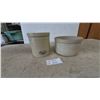 Image 1 : 2 Medalta Stoneware Ltd. Medicine Hat Alberta Crocks