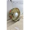 Image 6 : Vintage Coca-Cola Tiffany Stained Glass Style Hanging Pendant Lamp Shade with Chain, 19” Diameter