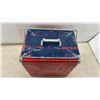 Image 6 : Vintage 1950s Coca-Cola "Drink Coca-Cola" Red Metal Portable Ice Chest Cooler With Bail Handles