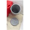 Image 3 : Coca-Cola Wheeled Bin 14 × 37 × 16” Can-Shaped Plastic Container, and Foldable Windshield Shade
