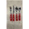 Image 6 : Coca-Cola Bottle-Handled Flatware Set, Salt and Pepper Shakers
