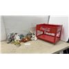 Image 1 : Coca-Cola "Ice Cold Sold Here" Two-Tier Red Metal Display Stand and