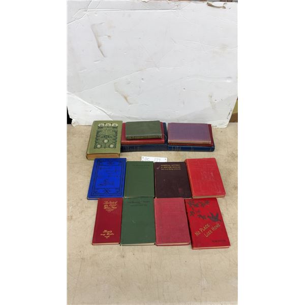 Lot of 15 Older Hardcover Books from 1890s-1930s