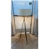 Image 7 : Mid-Century Modern Tripod Floor Lamp Likely Designed by Gerald Thurston, in Working Order