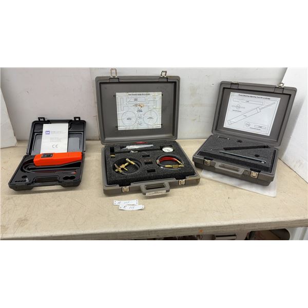 TIF RX-1 and XL-1 Automatic Halogen Leak Detectors, Fuel Pressure Gauge, and Power Steering