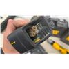 Image 6 : DeWalt DC490 Cordless Swivel Head Shear, 18V DC; DeWalt Drill; DeWalt Laser Level and 2 Cases