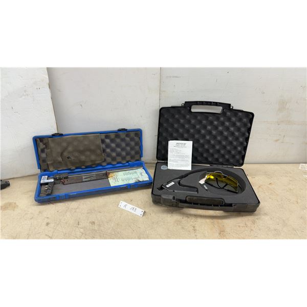 Central Tools Digital Brake Force Gauge and Spectroline Cobra CB-1000 Borescope in Cases