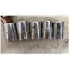 Image 5 : 3/4” Drive Socket Set with Ratchet, Extension Bar and 14 SAE Sockets 7/8” to 2” in Metal Case
