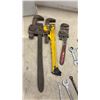 Image 2 : Assortment of Wrenches, Pipe Wrenches, Combination Wrenches, Adjustable Wrenches, Pliers