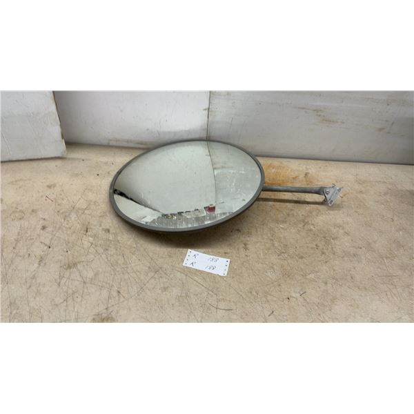 Security Mirror Industries Ltd. Large Convex Safety Mirror with Articulating Arm and Mounting