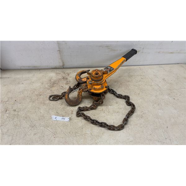 Kito Model L4 3-Ton Manual Lever Block Chain Hoist