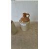 Image 3 : Two Stoneware Jugs with Brown Glaze and Handles