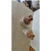 Image 4 : Two Stoneware Jugs with Brown Glaze and Handles
