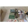 Image 2 : Singer Sewing Machine Attachments, SingerCraft Box, Spools of Thread
