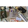 Image 4 : Singer Sewing Machine Attachments, SingerCraft Box, Spools of Thread