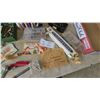 Image 5 : Singer Sewing Machine Attachments, SingerCraft Box, Spools of Thread