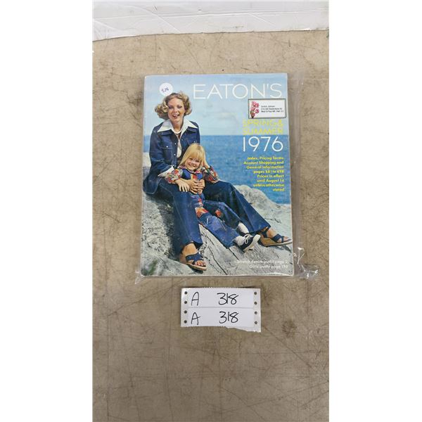 Eaton's Spring and Summer 1976 Catalogue with Denim Fashion Cover